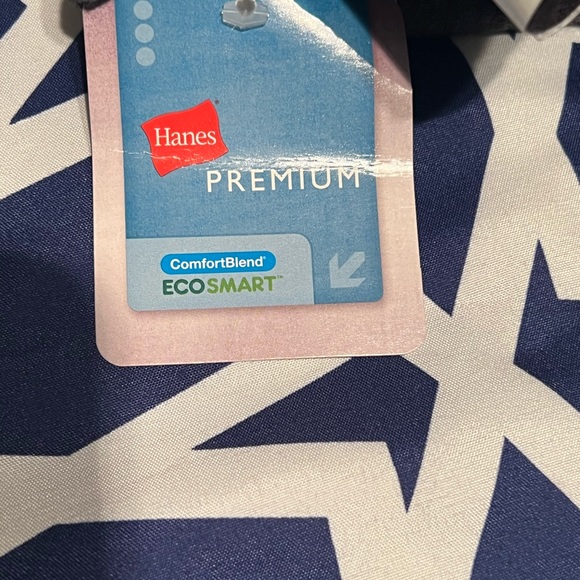 🆕 1 Remaining!  Hanes Men's Large Ecosmart Fleece Crew Sweatshirt in Gray - Picture 4 of 5